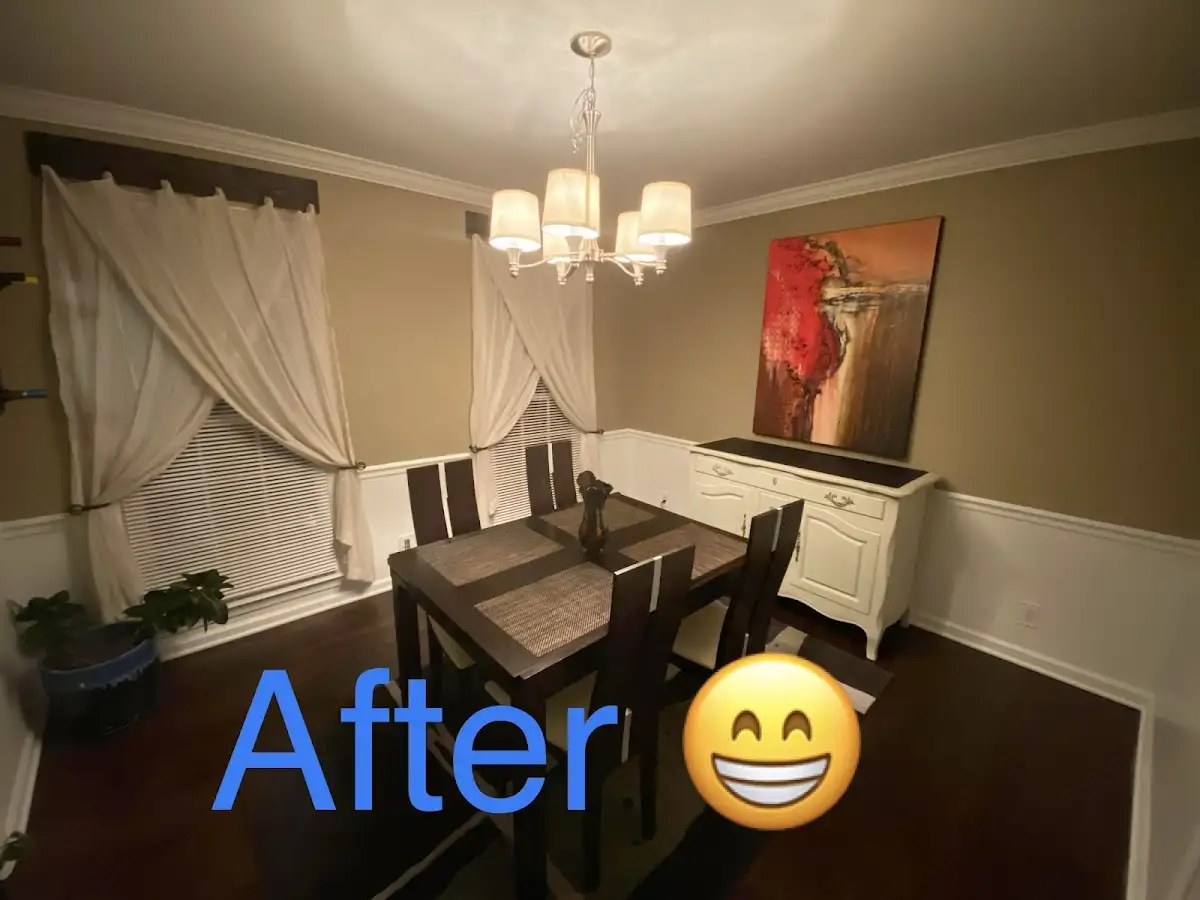 Professional dining room restoration after water damage in Wooster