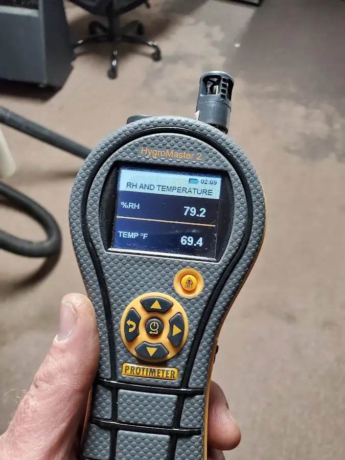 Moisture meter humidity assessment for Fire & Smoke Damage Restoration in Wooster