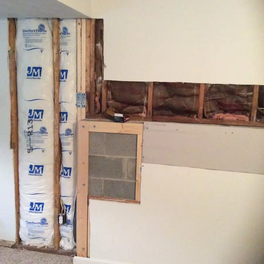 Wall insulation replacement during Structural Drying in Wooster
